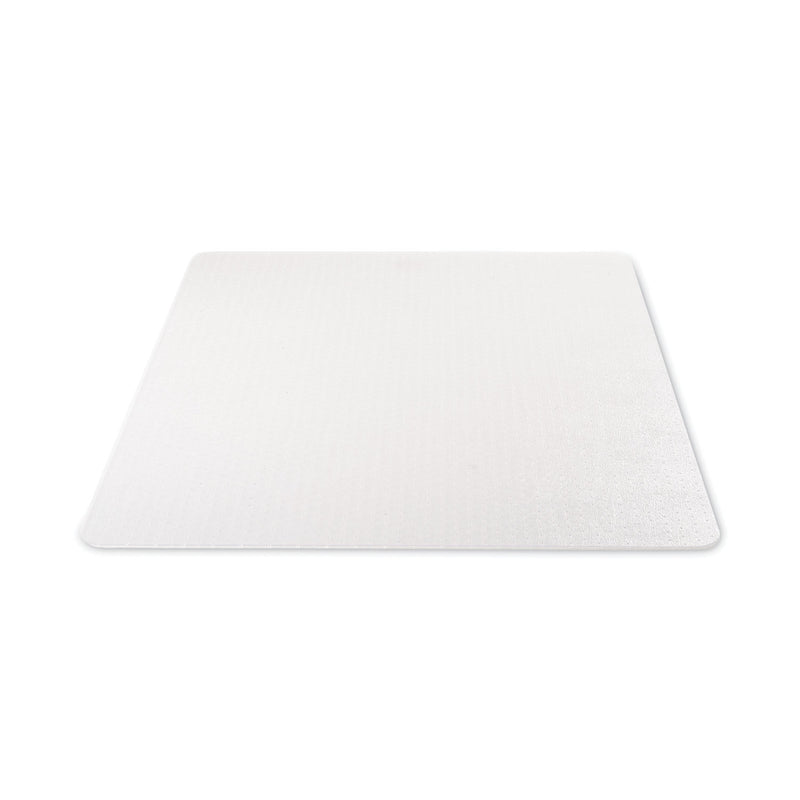 deflecto SuperMat Frequent Use Chair Mat, Med Pile Carpet, Roll, 45 x 53, Rectangular, Clear