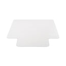 deflecto SuperMat Frequent Use Chair Mat for Medium Pile Carpet, 46 x 60, Wide Lipped, Clear