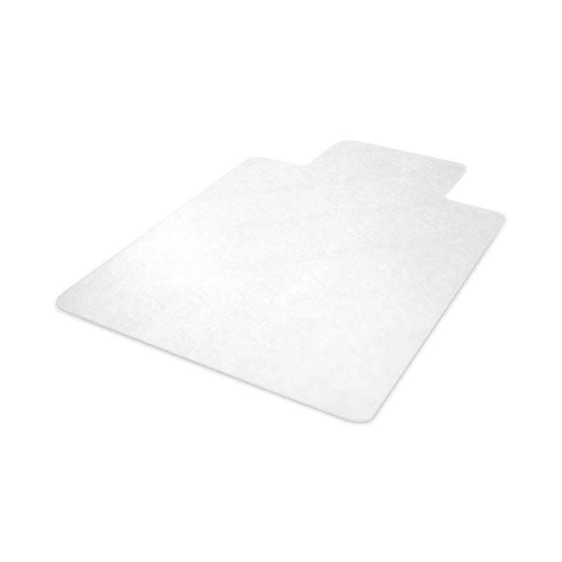 deflecto EconoMat All Day Use Chair Mat for Hard, Lip, 36 x 48, Low Pile, Smooth, Clear