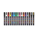 POSCA Permanent Specialty Marker, Fine Bullet Tip, Assorted Colors,16/Pack