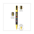 POSCA Permanent Specialty Marker, Fine Bullet Tip, Assorted Colors,16/Pack