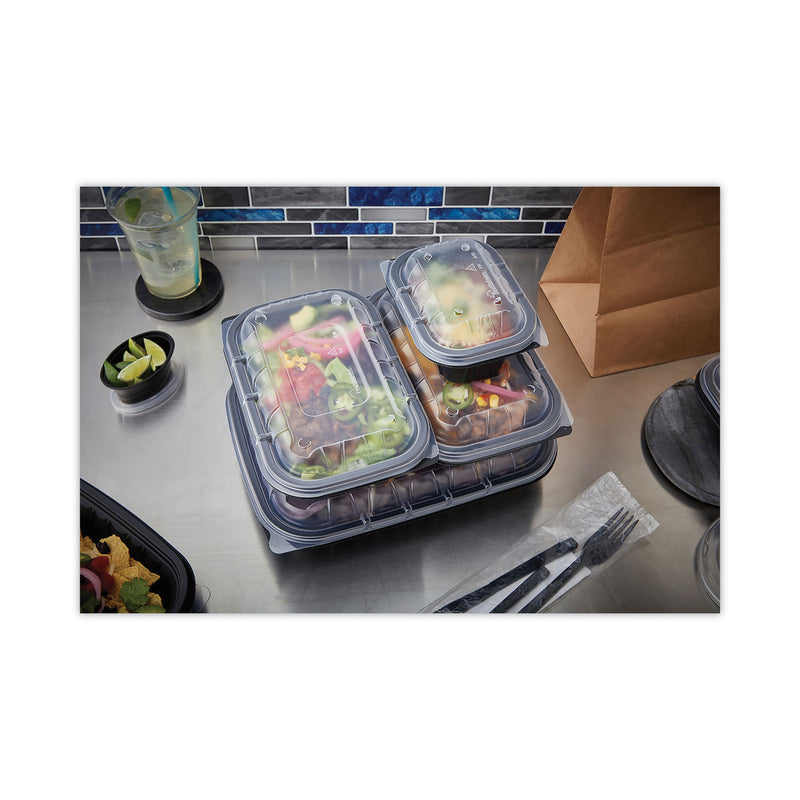 Pactiv Evergreen EarthChoice Entree2Go Takeout Container Vented Lid, 8.67 x 5.75 x 0.98, Clear, Plastic, 300/Carton