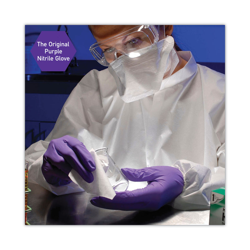 Kimtech PURPLE NITRILE Exam Gloves, 242 mm Length, Large, Purple, 100/Box