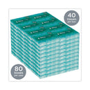 Kleenex White Facial Tissue Junior Pack, 2-Ply, 40 Sheets/Box, 80 Boxes/Carton