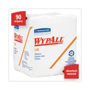 WypAll L30 Towels, Quarter Fold, 12.5 x 12, 90/Polypack, 12 Polypacks/Carton