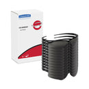 KleenGuard V30 Nemesis Safety Glasses, Black Frame, Smoke Anti-Fog Lens