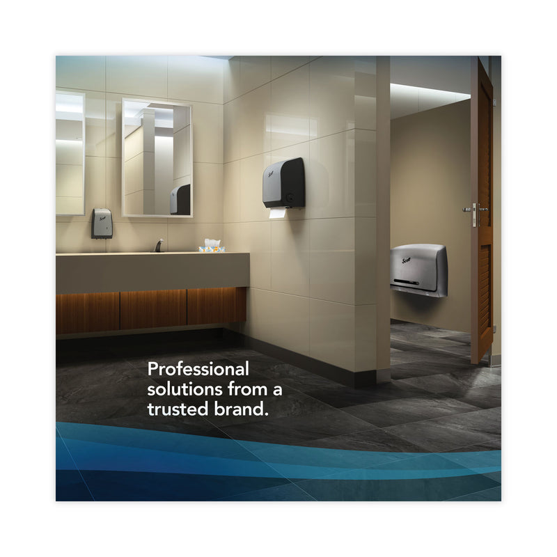 Scott Essential 100% Recycled Fiber JRT Bathroom Tissue for Business, Septic Safe, 2-Ply, White, 3.55" x 1,000 ft, 12 Rolls/Carton