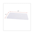 Alera Shelf Liners For Wire Shelving, Clear Plastic, 36w x 24d, 4/Pack