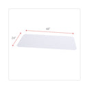 Alera Shelf Liners For Wire Shelving, Clear Plastic, 48w x 24d, 4/Pack