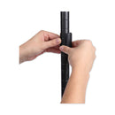 Alera BA Plus Wire Shelving Kit, Four-Shelf, 72w x 24d x 72h, Black Anthracite Plus