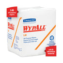 WypAll L40 Towels, 1/4 Fold, 12.5 x 12, White, 56/Box, 18 Packs/Carton