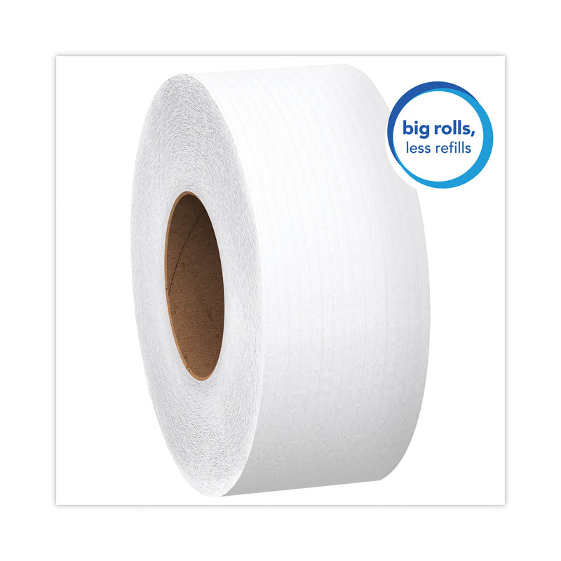 Scott Essential 100% Recycled Fiber JRT Bathroom Tissue for Business, Septic Safe, 2-Ply, White, 3.55" x 1,000 ft, 12 Rolls/Carton