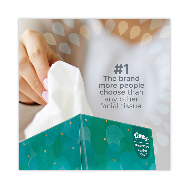 Kleenex Boutique White Facial Tissue for Business, Pop-Up Box, 2-Ply, 95 Sheets/Box, 36 Boxes/Carton