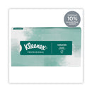 Kleenex Naturals Facial Tissue for Business, Flat Box, 2-Ply, White, 125 Sheets/Box, 48 Boxes/Carton