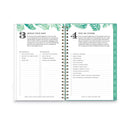 Blue Sky Day Designer Academic Year Weekly/Monthly Frosted Planner, Palms Artwork, 8 x 5, 12-Month (July-June): 2022-2023