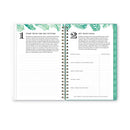 Blue Sky Day Designer Academic Year Weekly/Monthly Frosted Planner, Palms Artwork, 8 x 5, 12-Month (July-June): 2022-2023