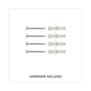 Universal Tech Cork Board, 24 x 18, Cork, Black Frame