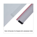 Universal Frameless Glass Marker Board, 36" x 24", White