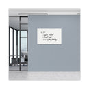 Universal Frameless Glass Marker Board, 36" x 24", White