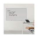 Universal Dry Erase Board, Melamine, 60 x 36, Satin-Finished Aluminum Frame