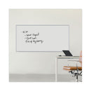 Universal Dry Erase Board, Melamine, 96 x 48, Satin-Finished Aluminum Frame