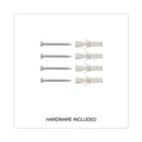 Universal Magnetic Steel Dry Erase Board, 24 x 18, White, Aluminum Frame