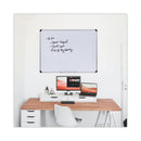 Universal Magnetic Steel Dry Erase Board, 48 x 36, White, Aluminum Frame