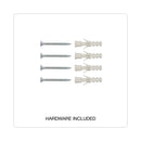 Universal Porcelain Magnetic Dry Erase Board, 24 x 36, White