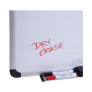 Universal Porcelain Magnetic Dry Erase Board, 48 x 36, White