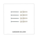 Universal Porcelain Magnetic Dry Erase Board, 48 x 36, White