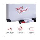 Universal Porcelain Magnetic Dry Erase Board, 72 x 48, White