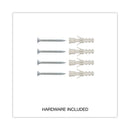 Universal Porcelain Magnetic Dry Erase Board, 72 x 48, White