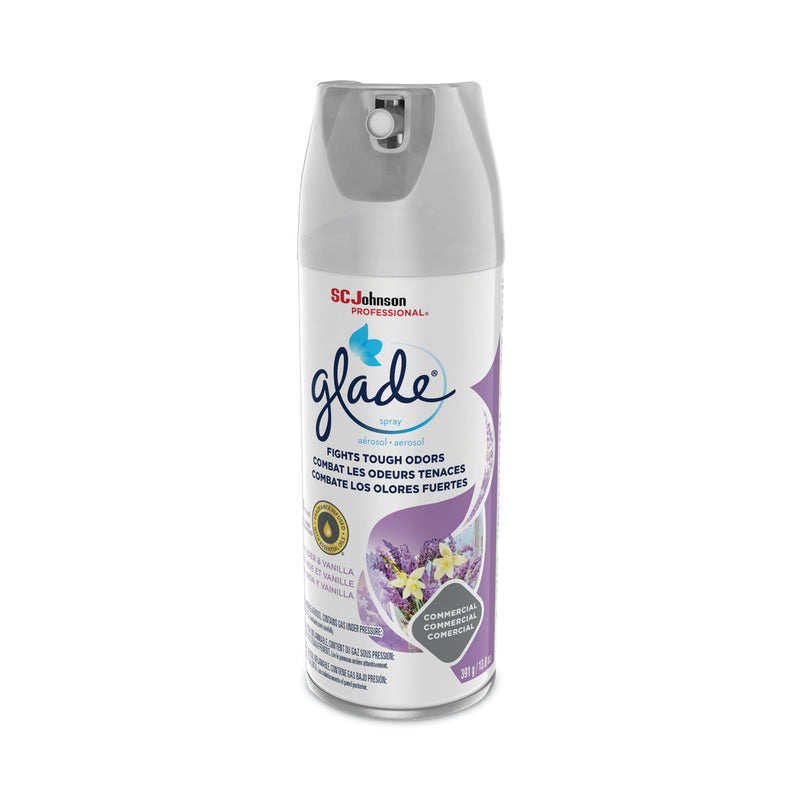 Glade Air Freshener, Lavender/Vanilla, 13.8 oz, 12/Carton