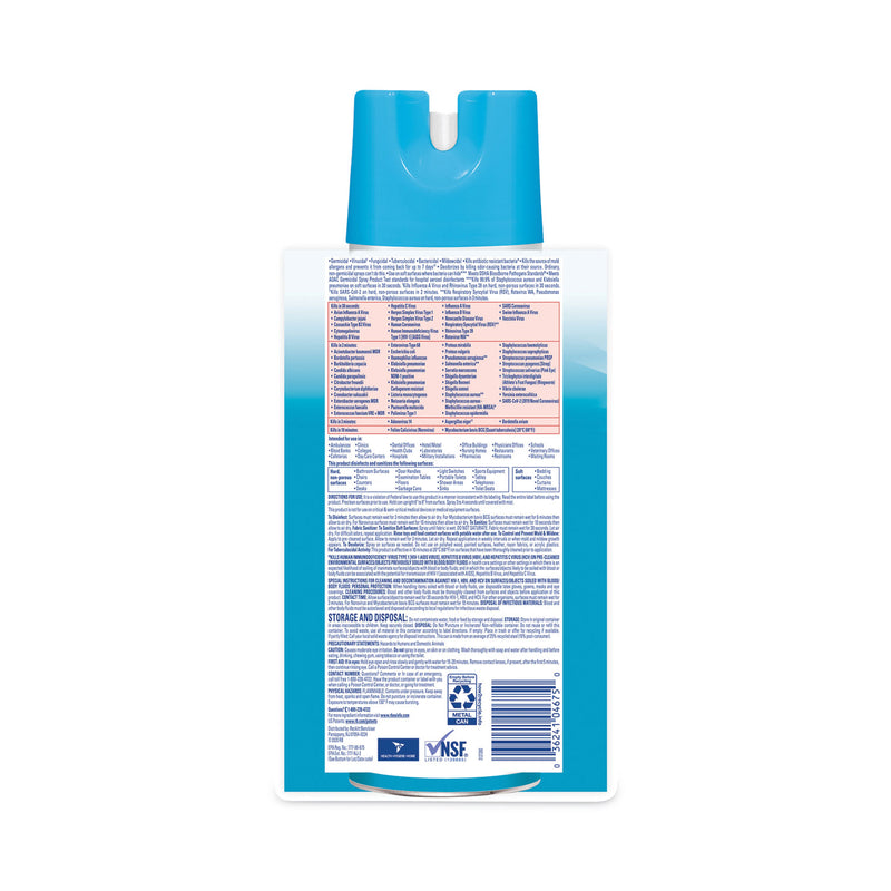 Professional LYSOL Disinfectant Spray, Fresh Scent, 19 oz Aerosol Spray, 12/Carton