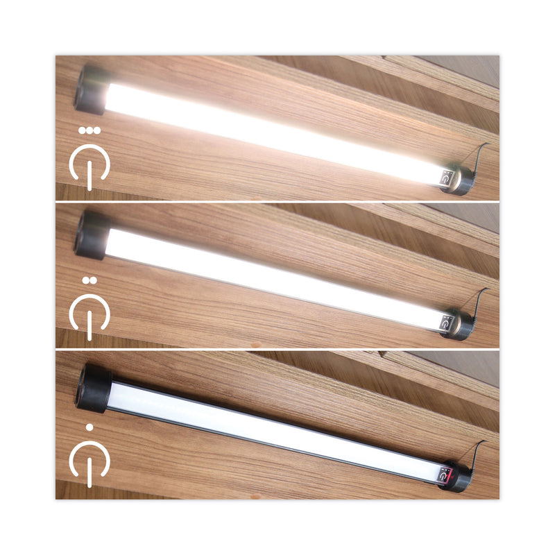 Alera Under Cabinet LED Strip Lamp, 24"w x 2"d x 2.88"h, Black