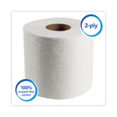 Scott Essential 100% Recycled Fiber SRB Bathroom Tissue, Septic Safe, 2-Ply, White, 506 Sheets/Roll, 80 Rolls/Carton