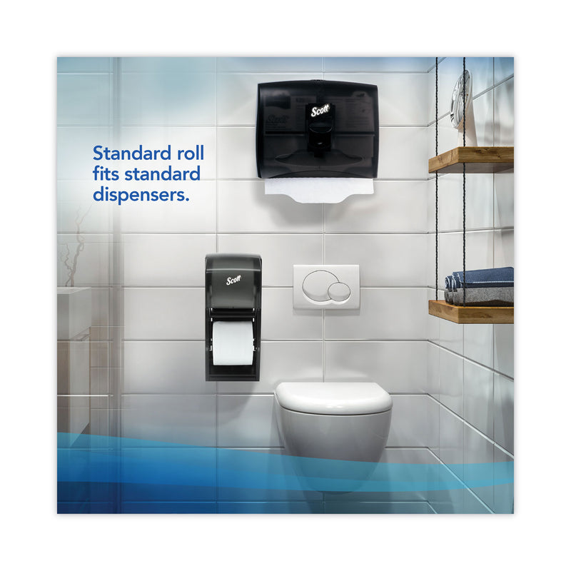 Scott Essential 100% Recycled Fiber SRB Bathroom Tissue, Septic Safe, 2-Ply, White, 506 Sheets/Roll, 80 Rolls/Carton