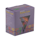 GEM Plastic Paper Clips, Medium, Smooth, Assorted Colors, 500/Box