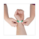 Advantus Crowd Management Wristbands, Sequentially Numbered, 9.75" x 0.75", Green, 500/Pack