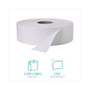 Windsoft Jumbo Roll Bath Tissue, Septic Safe, 2 Ply, White, 3.4" x 1,000 ft, 12 Rolls/Carton
