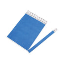 Advantus Crowd Management Wristbands, Sequentially Numbered, 9.75" x 0.75", Blue, 500/Pack