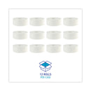 Boardwalk JRT Bath Tissue, Jumbo, Septic Safe, 2-Ply, White, 3.5" x 1,000 ft, 12 Rolls/Carton