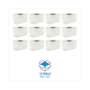 Boardwalk Jumbo Roll Bathroom Tissue, Septic Safe, 2-Ply, White, 3.2" x 525 ft, 12 Rolls/Carton