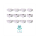 Windsoft Jumbo Roll Bath Tissue, Septic Safe, 2 Ply, White, 3.4" x 1,000 ft, 12 Rolls/Carton