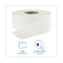 Boardwalk Jumbo Roll Bathroom Tissue, Septic Safe, 2-Ply, White, 3.2" x 525 ft, 12 Rolls/Carton