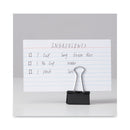 Universal Binder Clips, Mini, Black/Silver, 12/Box