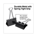 Universal Binder Clip Zip-Seal Bag Value Pack, Large, Black/Silver, 36/Pack