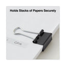 Universal Binder Clips Value Pack, Small, Black/Silver, 36/Box