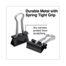 Universal Binder Clips Value Pack, Small, Black/Silver, 36/Box