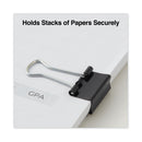 Universal Binder Clip Zip-Seal Bag Value Pack, Small, Black/Silver, 144/Pack